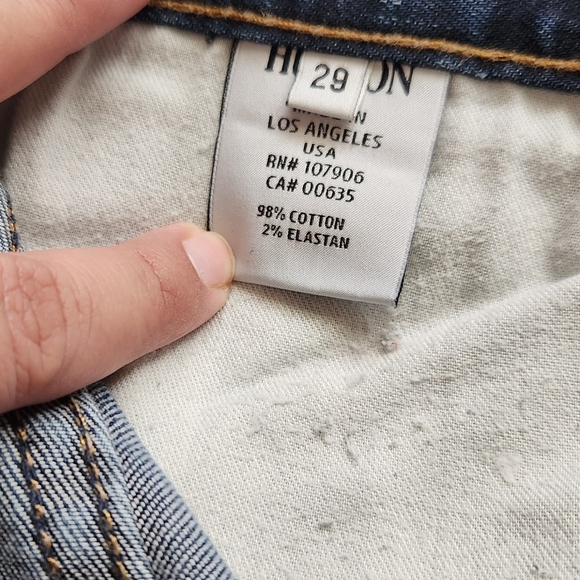 Hudson Sartor Slouchy Skinny  Denim Jeans M755DBG - Picture 9 of 11